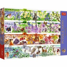 Trefl Puzzle Tea Time Les 4 saisons, 1000 pièces, 68 x 48 cm, 12078