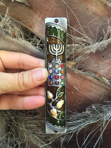 Etui décoré mezouza de - de,
