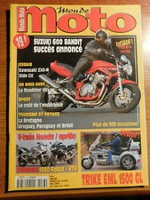  MONDE MOTO SUZUKI 600 BANDIT KAWASAKI ZX6 R TRIKE EML 1500GL APRILIA SL1000