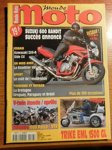 Monde moto suzuki 600 bandit - ,