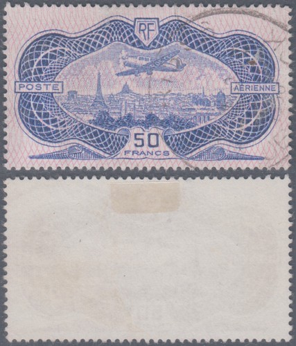 Posté aérienne 50fr - aérienne:,
