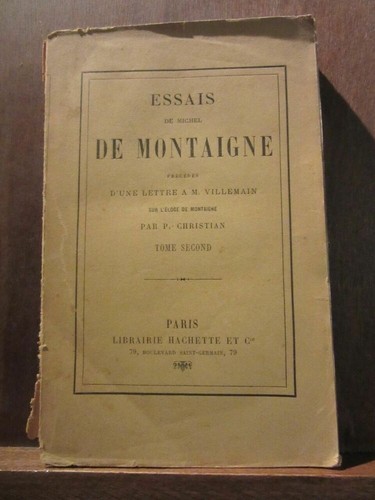 Christian essais de - p., michel