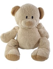 Peluche doudou ours beige Nicotoy 25 cm