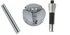 Mandrin autocentré à 3 mâchoires 65 mm avec arbre R8 7/16 filetage UNF 14X1