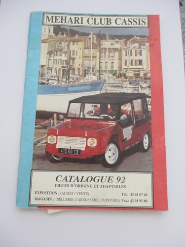 Ancien catalogue 1992 mehari - ancien,