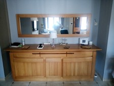buffet 3 portes et tiroirs avec miroir