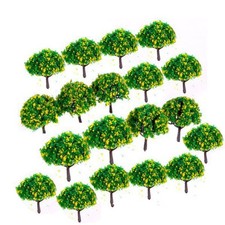  20 Pcs Diorama De Tramway
