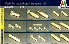 Italeri 26102 - Maquette Bombes allemandes, 2ème GM, Kit n°2 (1:72)