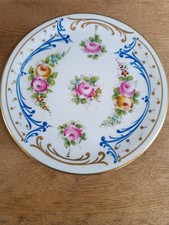 Porcelaine De Paris Sèvres Peint Main Décorateur HG