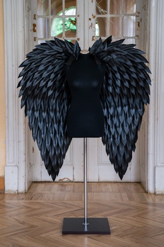 Déguisement ailes ange - d'ange, noir