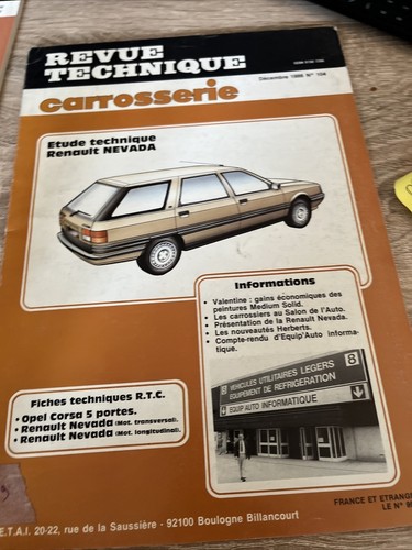 Revue technique carrosserie - revue,