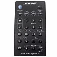 (Defective) BOSE-WAVE MUSIC SYSTEM III Télécommande Noir Original