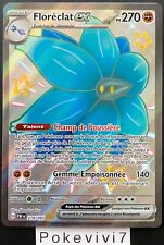 Carte Pokemon FLORECLAT 218/091 EX FA Full Art Shiny EV4.5 PAF FR NEUF