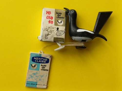 Jouet mobile marcheur vintage