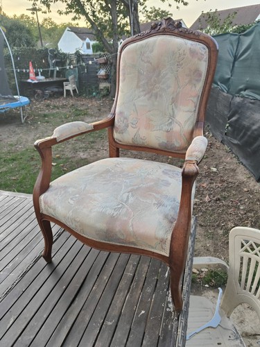 Fauteuil cabriolet ancien - , |