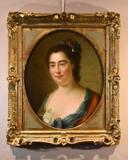 Peinture antique dame - antique, portrait
