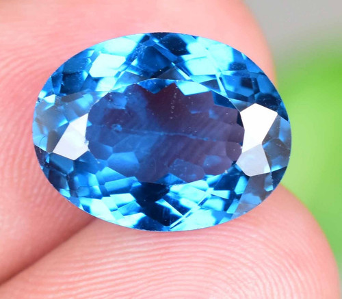 Naturel topaze bleu - 8.45, ct