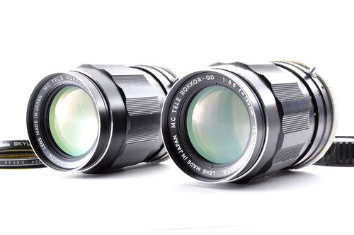 Lot minolta tele rokkor qd - lot,