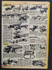 Dinky Toys voitures teleguidées jouets scientifiques circuit auto publicité 1961
