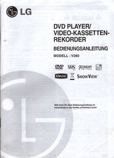 Manuel D'Utilisation Pour LG V280 Lecteur DVD/Enregistreur Vidéo