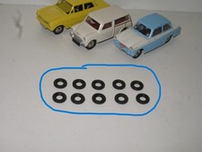 D07, DINKY X 10 pneus strié pour FIAT600, opel kadett, R4, MINI, HERALD,. 13 / 7