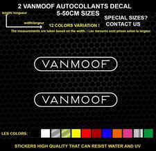 2 Autocollants Décoratifs Vanmoof- Véhicules & Accessoires, lot de 2 Pièces