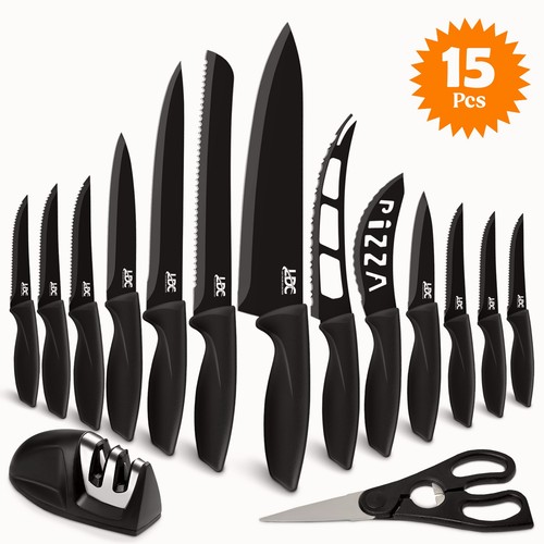Knives set serrated - knives,