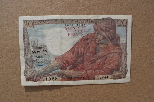 Billet france francs - billet, 20