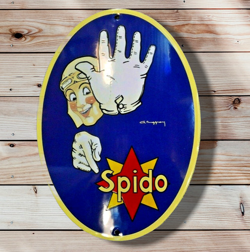 Plaque émaillée spido - plaque,