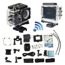 New SJ4000 Full HD 1080P 12MP voiture Cam Sport DV Action Camera Waterproof Noir
