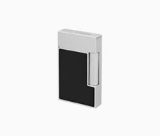S.T.DUPONT LIGNE 2 BRIQUET MICRODIAMANT POINTE PLATINE