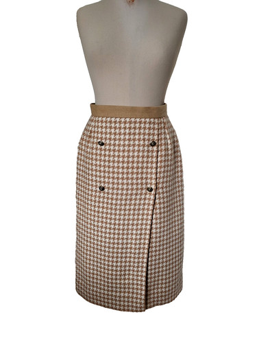 N53 jupe droite laine - jupe, 60%