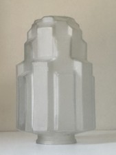 Verre Skyscraper Building Art Déco 1930 Lampe