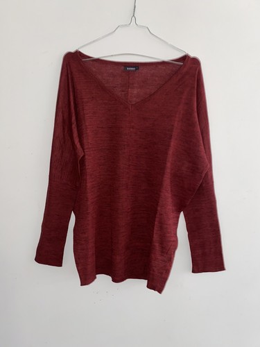Pull fin col bordeaux - fin,