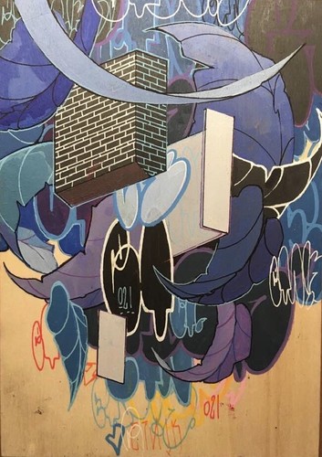 Etnik peinture sur - (it), -peinture