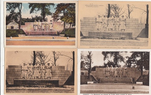 Lot antique postcards war - 4,