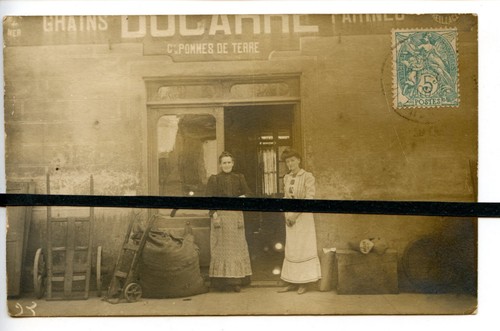 Carte photo cpa devanture - cpa,
