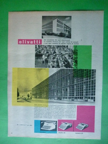 Olivetti lettera 1960 - olivetti,