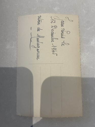 Carte photo marin 1945 - , –