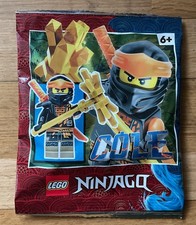 POLYBAG FIGURINE MINIFIGURE LEGO NINJAGO FOIL  892290 COLE  LE MARTEAU ETOILE