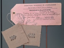 Patch Pattes de Col AFAT PFAT INDOCHINE PERSONNEL FÉMININ rare modèle type 4