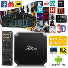 X96 mini 4K récepteur décodeur satellite TV Box Android Smart WiFi (New 2023)
