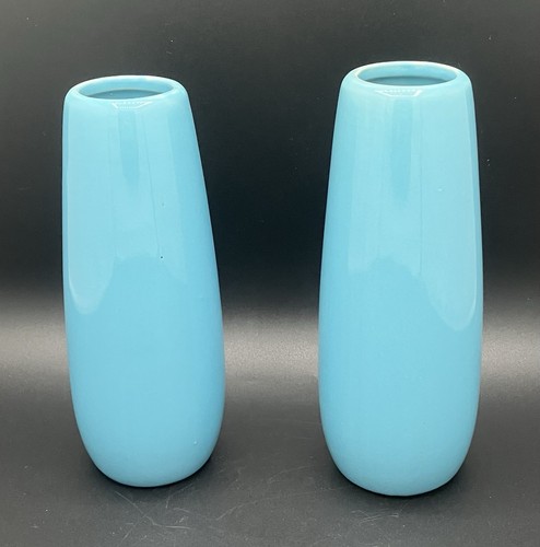 Paire vases turquoise en - paire,