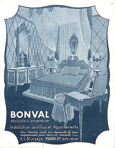 Paris prospectus bonval - ",
