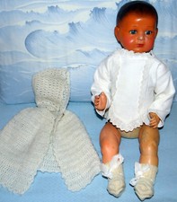 POUPON ANCIEN TÊTE JACKY SNF 1950 PARLE POUR Pièces CORPS TISSU RAYNAL 50 cm Fra