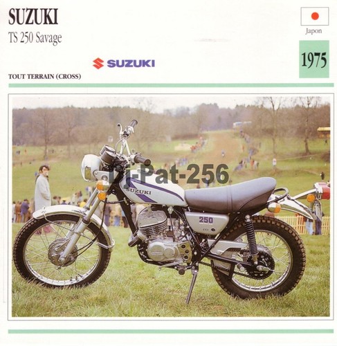 Fiche moto suzuki ts 250 - moto,