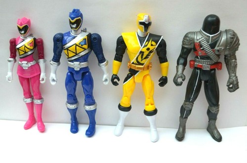 Lot figurines force jaune - lot, rose