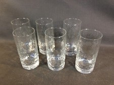 Lot de 6 anciens verres à pastis neufs Sté PERNOD pour ricard anisette vintage