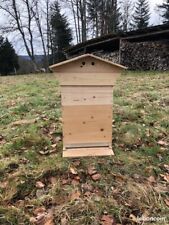 Ruches Voirnot vitrées neuves complètes avec toits chalets + cadres + hausses