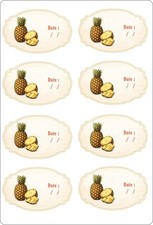 Lot de 16 etiquettes